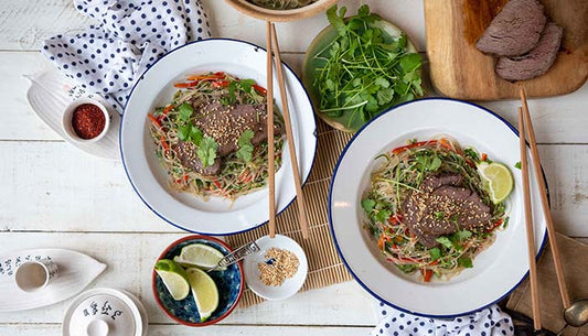 Asian-Inspired Beef Noodle Salad