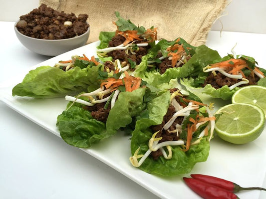 Angus Beef Mince Lettuce Cups