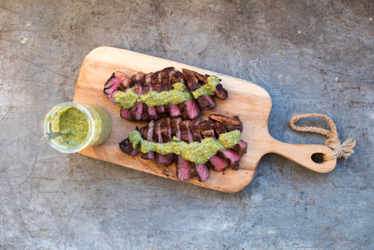 Beef Rump Cap (Picanha) with Kawakawa Chimichurri