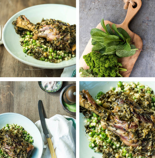 Leek & Kale Lamb Shanks