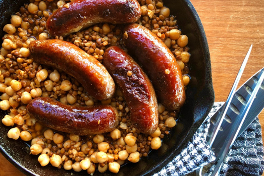 Sausage Cholent - Tasty Jewish Casserole