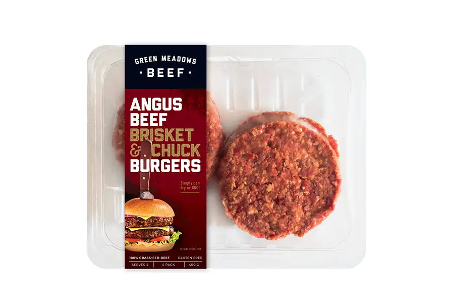 400g Angus Beef Brisket and Chuck Burgers (GF)