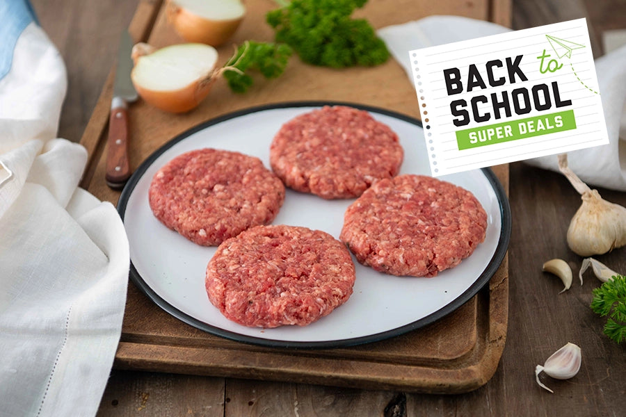 Twin Pack 400g Angus Beef and Cheese Burgers (GF)