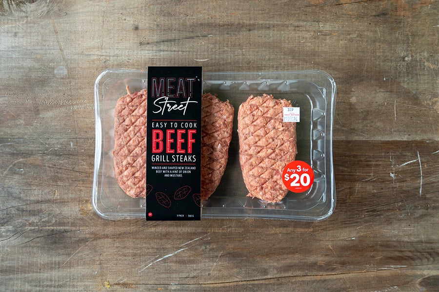 360g Meat Street Beef Grill Steaks