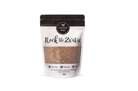 Resealable pouch of middle eastern spice mix