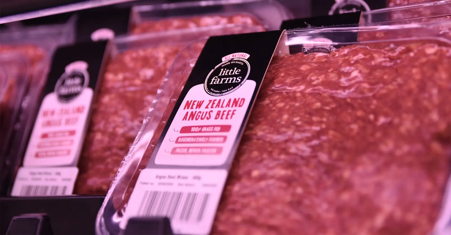 Close up of New Zealand Angus Beef Mince